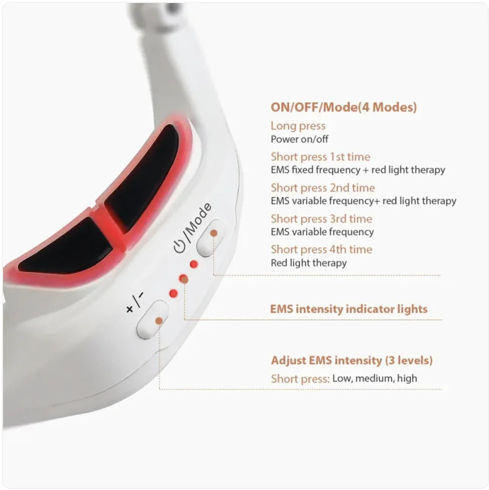 Red Light Eye Massager Say Goodbye to Eye Bags & Dark Circles