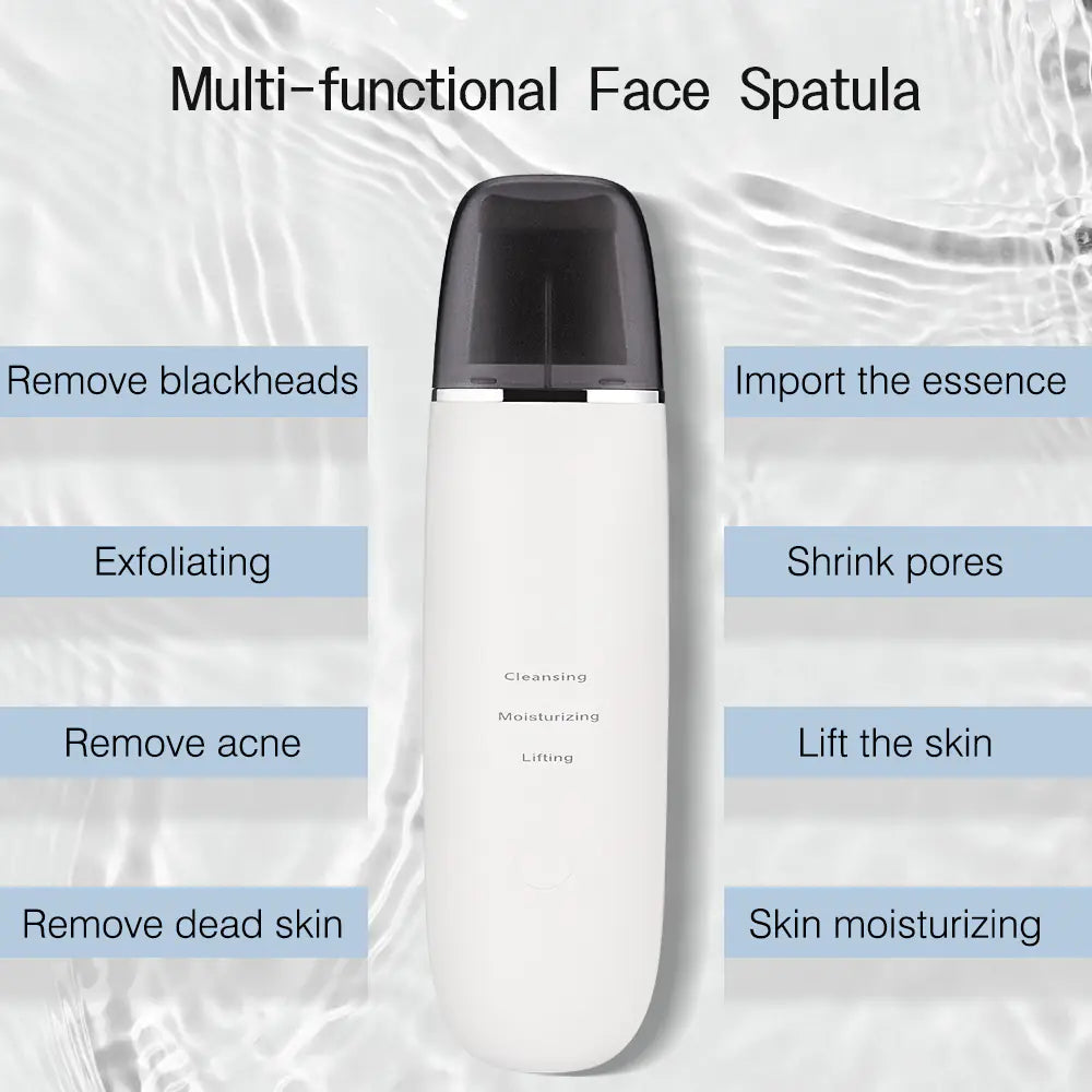 Ultrasonic Skin Scrubber with EMS Technology Deep Clean, Lift & Glow