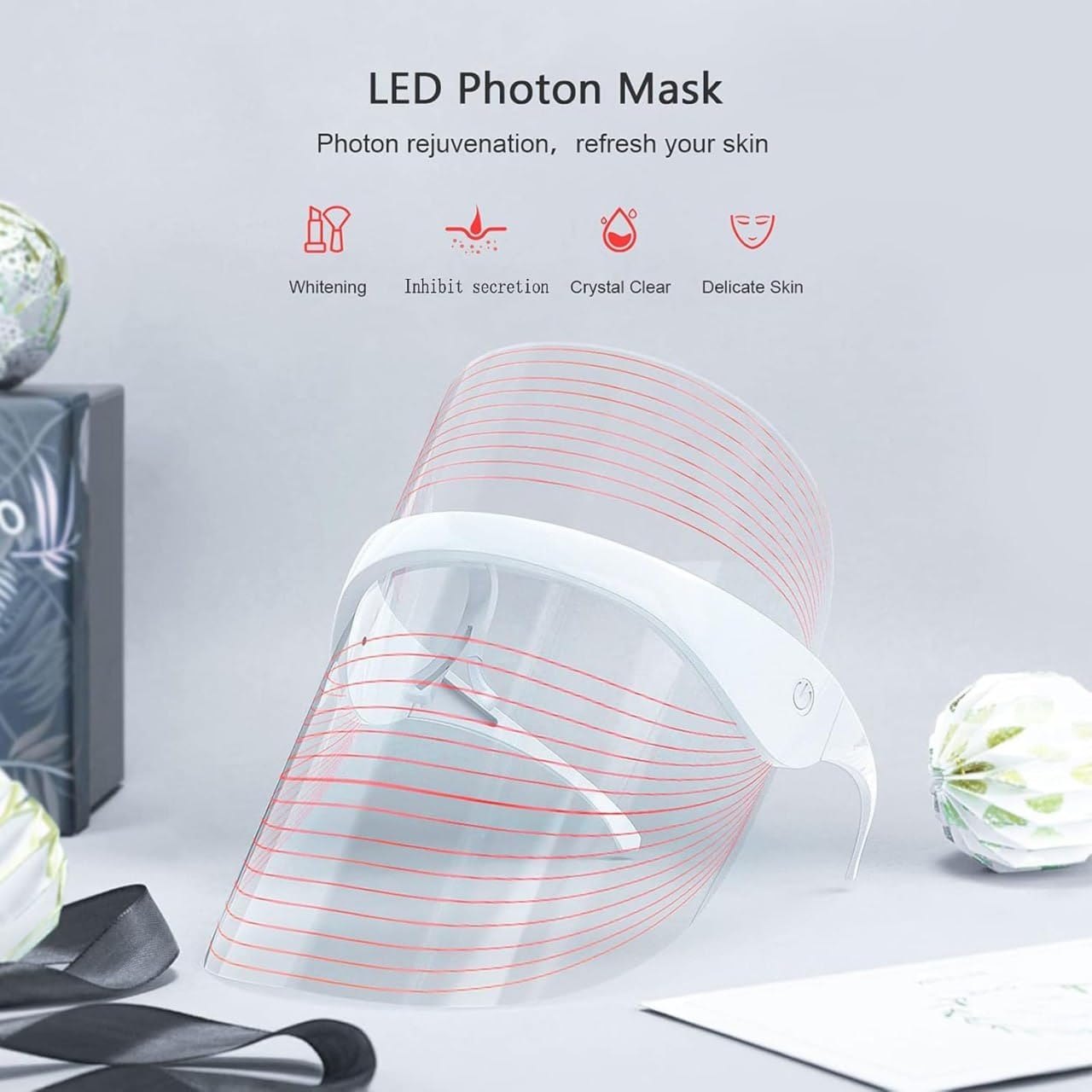Glow on Demand 7 Color LED Skin Rejuvenation Mask