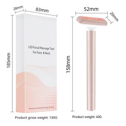 4-in-1 LED Facial Wand  Lift, Firm & Glow at Home!