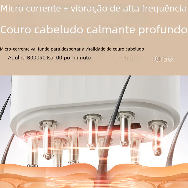 Maximize Hair Growth with Smart Scalp Medicine Applicator with Red Light Therapy!