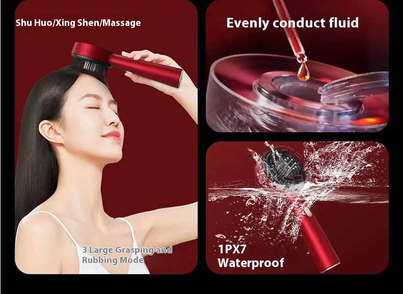 The Ultimate 3-in-1 Scalp red light Therapy Comb
